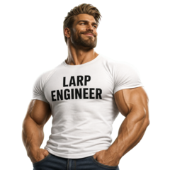 Larp — chad troll-improv larper